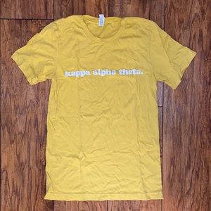 Yellow kappa alpha theta t shirt